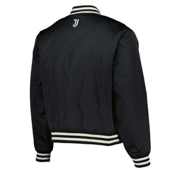 Juventus Collegiate Sateen Full-Snap Jacket - Black for sale