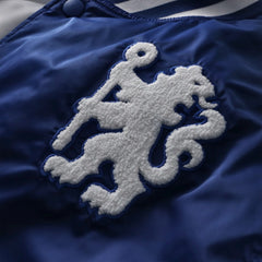 Chelsea Collegiate Sateen Full-Snap Jacket - Royal for sale