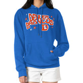 Denver Broncos Starter Women's Fireworks Fleece Pullover Hoodie - Royal online