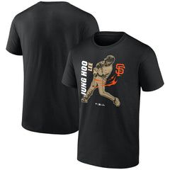 Jung Hoo Lee San Francisco Giants Player Graphic T-Shirt Black