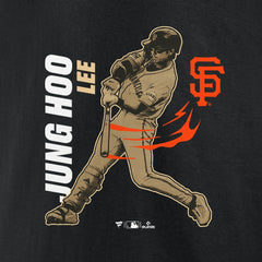 Jung Hoo Lee San Francisco Giants Player Graphic T-Shirt Black