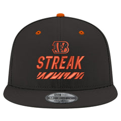 Cincinnati Bengals New Era STREAK Season Ticket Member 9FIFTY Snapback Hat - Black outlet