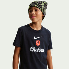 Chelsea Youth Crest T-Shirt - Black online