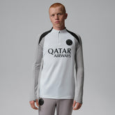 Paris Saint-Germain Jordan Brand Men's Strike Drill Quarter-Zip Long Sleeve Dri-FIT Top on sale - White