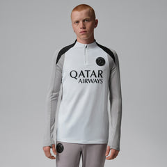 Paris Saint-Germain Jordan Brand Men's Strike Drill Quarter-Zip Long Sleeve Dri-FIT Top - White outlet