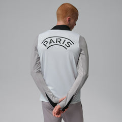 Paris Saint-Germain Jordan Brand Men's Strike Drill Quarter-Zip Long Sleeve Dri-FIT Top - White outlet
