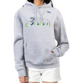 Seattle Seahawks G-III 4Her by Carl Banks Women's Shadow Logo Fleece Pullover Hoodie - Gray cheap