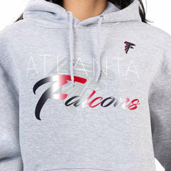 Atlanta Falcons G-III 4Her by Carl Banks Women's Shadow Logo Fleece Pullover Hoodie - Gray cheap