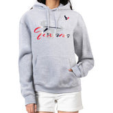 Houston Texans G-III 4Her by Carl Banks Women's Shadow Logo Fleece Pullover Hoodie - Gray outlet
