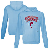 Philadelphia Phillies Levelwear Phantastic Relay Pullover Hoodie Light Blue