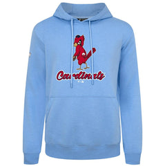 St. Louis Cardinals Levelwear Seeing Red Podium Pullover Hoodie Light Blue
