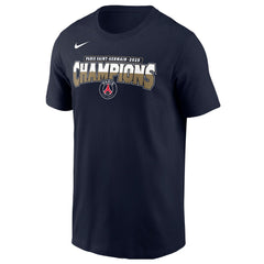 Paris Saint-Germain 2025 Champions League Winners Core T-Shirt on sale - Navy