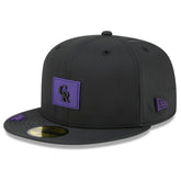 Colorado Rockies 2026 Clubhouse 59FIFTY Fitted Hat Black