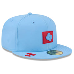 Texas Rangers 2026 Clubhouse Alternate 59FIFTY Fitted Hat Light Blue