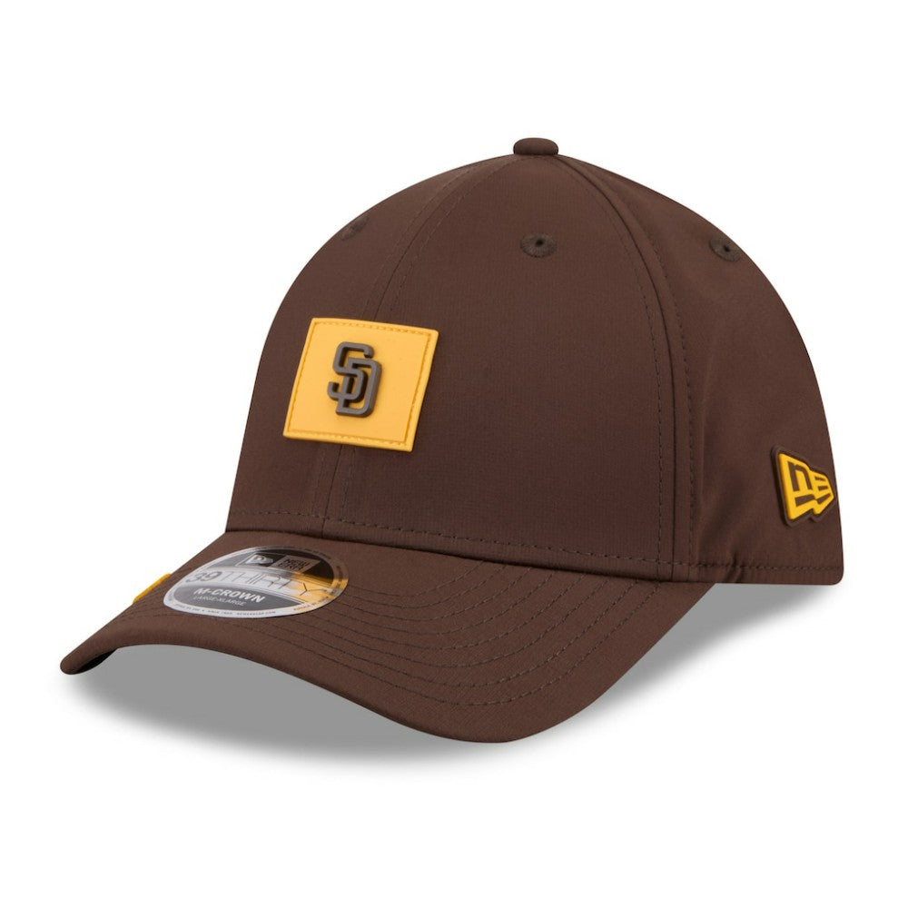 San Diego Padres 2026 Clubhouse M-Crown 39THIRTY Flex Hat Brown