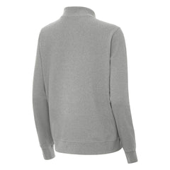 Seattle Seahawks Antigua 50th Season Subtle Quarter-Zip Pullover - Heather Gray discount