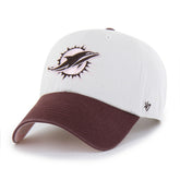 Miami Dolphins '47 Unisex Love Letter Clean Up Adjustable Hat - Stone/Burgundy discount