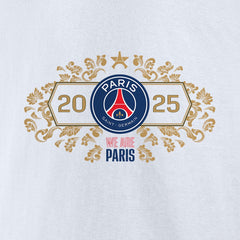 Paris Saint-Germain 2025 Champions League Winners Roster Jersey T-Shirt on sale - White
