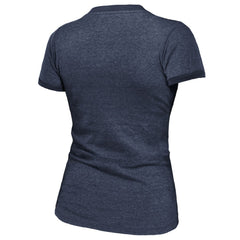 Florida Panthers Majestic Threads Women's 2025 Stanley Cup Champions Tri-Blend Ringer T-Shirt - Navy T-shirts