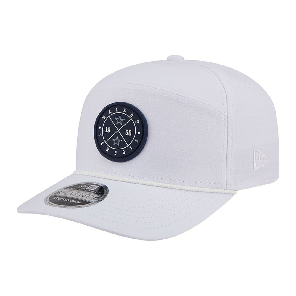 Dallas Cowboys New Era Quick Strike Split Panel 9SEVENTY Stretch-Snap Hat - White discount