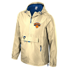 New York Knicks Stadium Essentials Unisex 2025/26 City Edition Compete Quarter-Zip Hoodie Jacket - Tan cheap