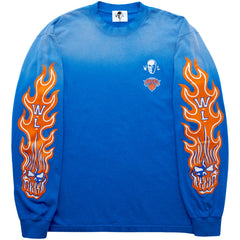 New York Knicks Warren Lotas x Fest Long Sleeve T-Shirt - Blue cheap