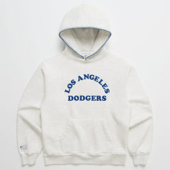 Los Angeles Dodgers Madhappy x MLB Unisex Heavyweight Fleece Hoodie Heather Gray