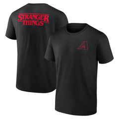 Arizona Diamondbacks Stranger Things Graphic T-Shirt Black
