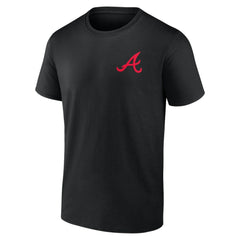 Atlanta Braves Stranger Things Graphic T-Shirt Black