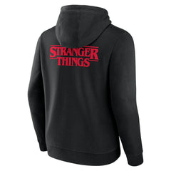 Tampa Bay Rays Stranger Things Logo Lockup Pullover Hoodie Black