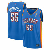 Isaiah Hartenstein Oklahoma City Thunder 2025 NBA Finals Champions Fast Break Replica Player Jersey - Blue - Icon Edition online