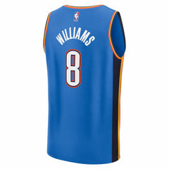 Jalen Williams Oklahoma City Thunder 2025 NBA Finals Champions Fast Break Replica Player Jersey - Blue - Icon Edition sale