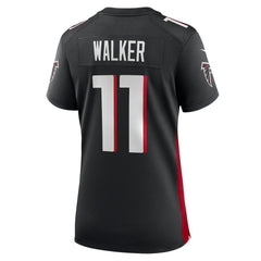 Jalon Walker Atlanta Falcons Women's Team Game Jersey - Black cheap