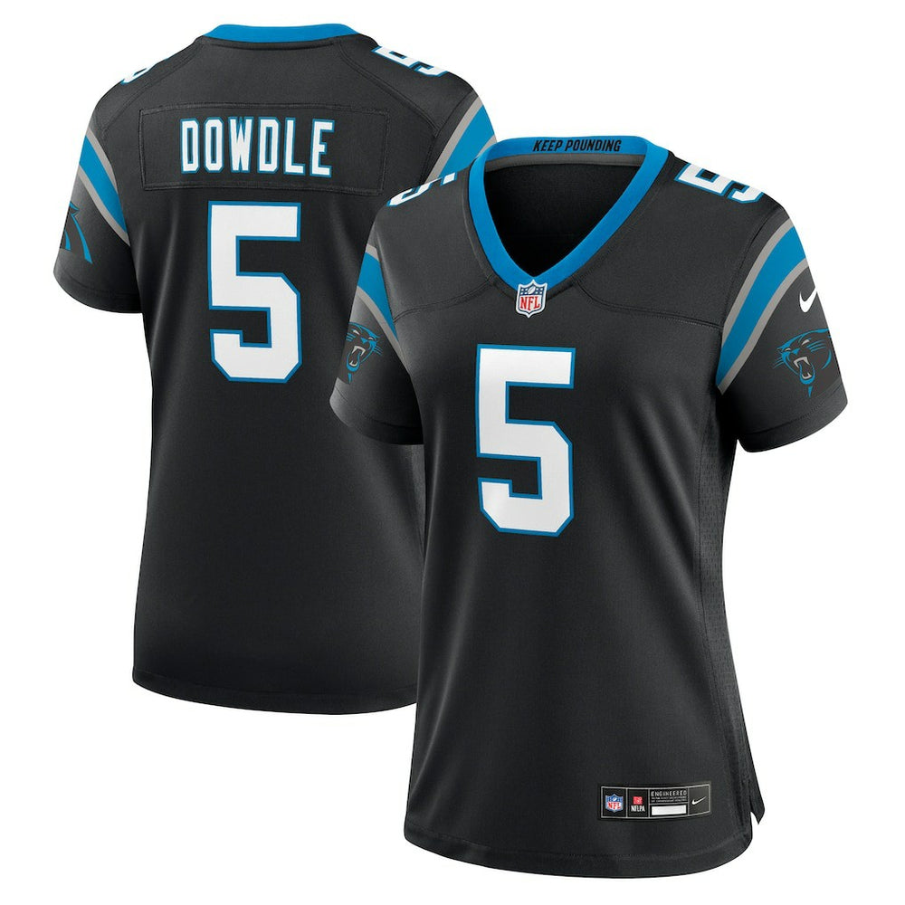 Rico Dowdle Carolina Panthers Women's Team Game Jersey - Black outlet