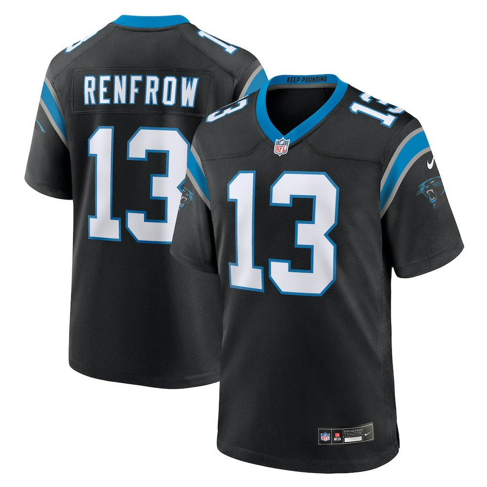 Hunter Renfrow Carolina Panthers Team Game Jersey - Black online