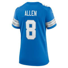 Kyle Allen Detroit Lions Women's Team Game Jersey - Blue sale