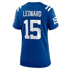 Riley Leonard Indianapolis Colts Women's Team Game Jersey - Royal on sale