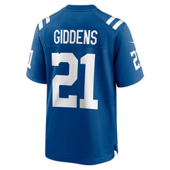 DJ Giddens Indianapolis Colts Team Game Jersey - Royal sale
