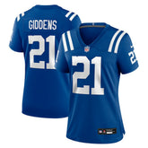 DJ Giddens Indianapolis Colts Women's Team Game Jersey - Royal sale