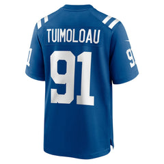 JT Tuimoloau Indianapolis Colts Team Game Jersey - Royal sale