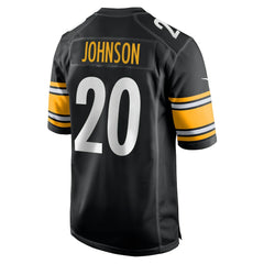 Kaleb Johnson Pittsburgh Steelers Team Game Jersey - Black sale