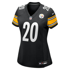 Kaleb Johnson Pittsburgh Steelers Women's Team Game Jersey - Black cheap