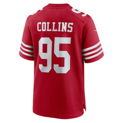 Alfred Collins San Francisco 49ers Team Game Jersey - Scarlet online