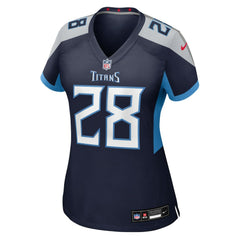 Kalel Mullings Tennessee Titans Women's Team Game Jersey - Navy online