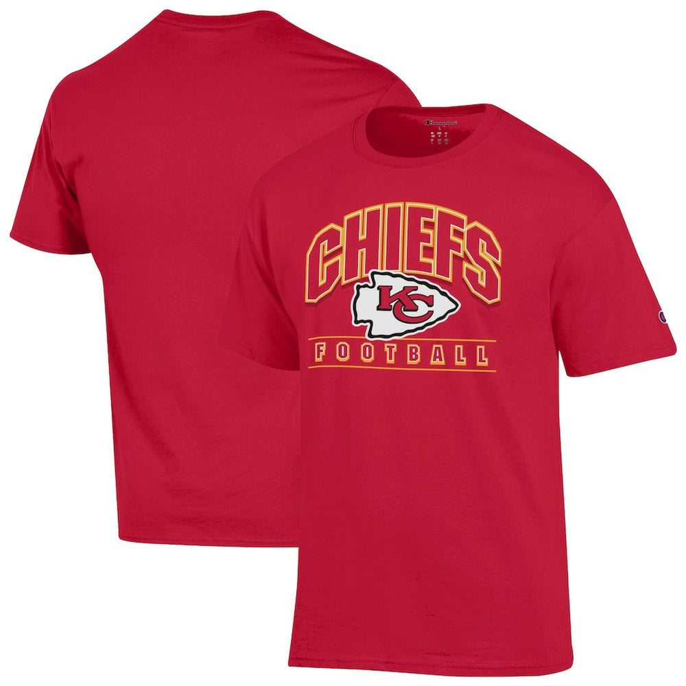 Kansas City Chiefs Champion Football T-Shirt - Red sale