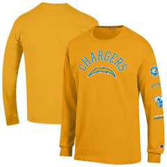Los Angeles Chargers Champion Seal Long Sleeve T-Shirt - Gold online