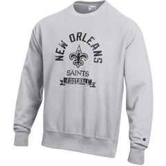 New Orleans Saints Champion Reverse Weave Fleece Pullover Sweatshirt - Heather Gray outlet