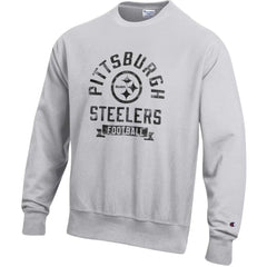 Pittsburgh Steelers Champion Reverse Weave Fleece Pullover Sweatshirt - Heather Gray cheap
