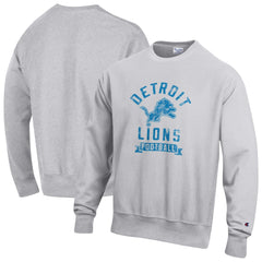 Detroit Lions Champion Reverse Weave Fleece Pullover Sweatshirt - Heather Gray outlet