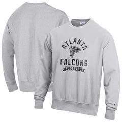 Atlanta Falcons Champion Reverse Weave Fleece Pullover Sweatshirt - Heather Gray on sale